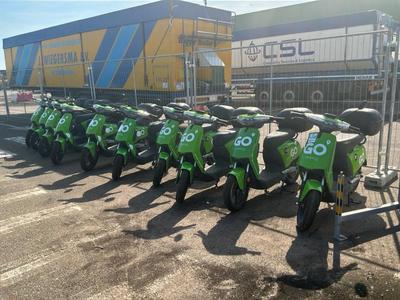 Overzichtsfoto van Super SOCO CUx Partij Elektrische opknap scooters (10x)